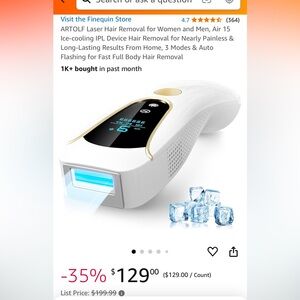 IPL Device Laser Hair Removal